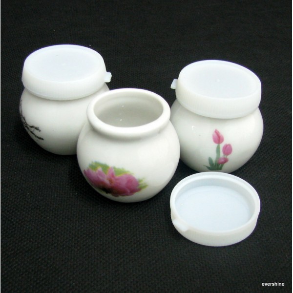 Pahar / recipient ceramic lichid acrylic